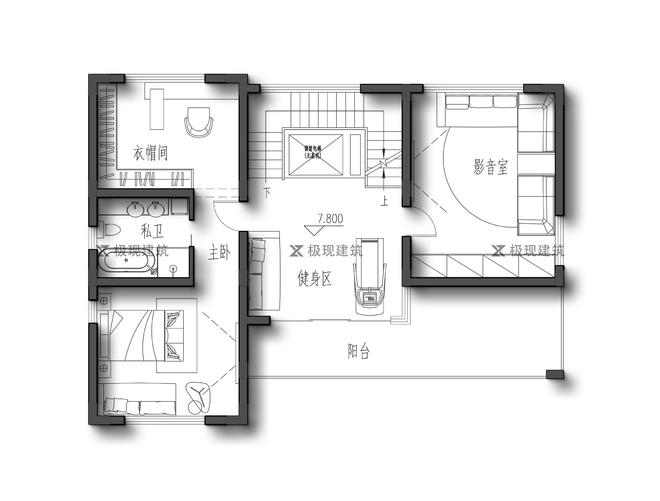 浙江义乌丨三层现代风格自建别墅(图4)