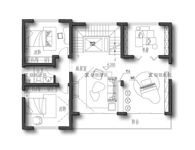 浙江义乌丨三层现代风格自建别墅(图3)