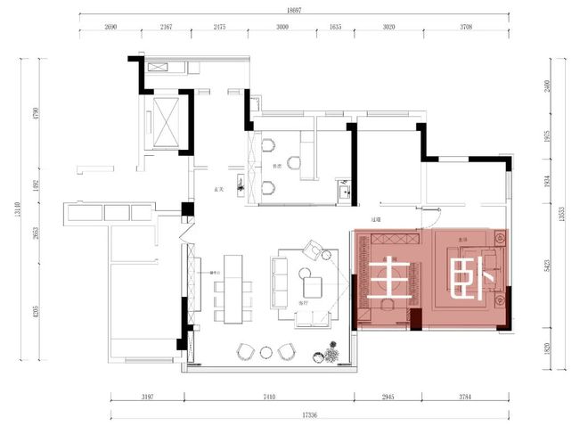 170㎡现代简约家精装改造重构梦想(图4)