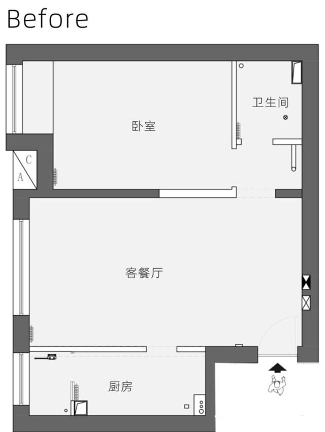 看了她55㎡家才知道什么是“神仙设计”！全屋收纳无敌超实用(图1)