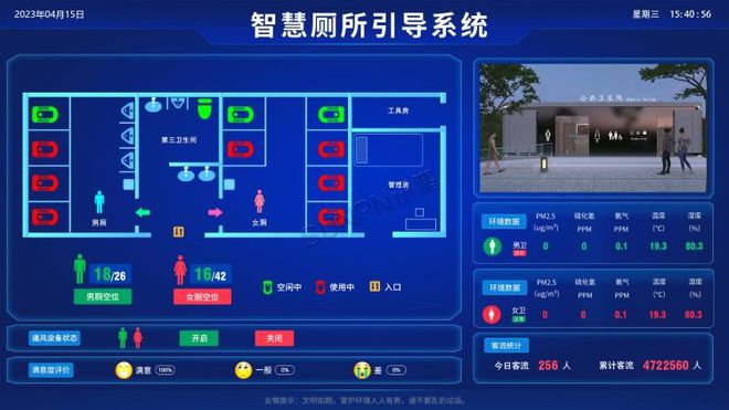 智慧厕所系统厂家智能化管理公厕全流程(图1)